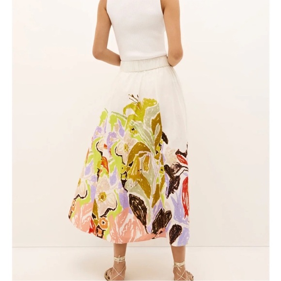 Marie Oliver Sasha Midi Skirt in Bouquet - Picture 7 of 9